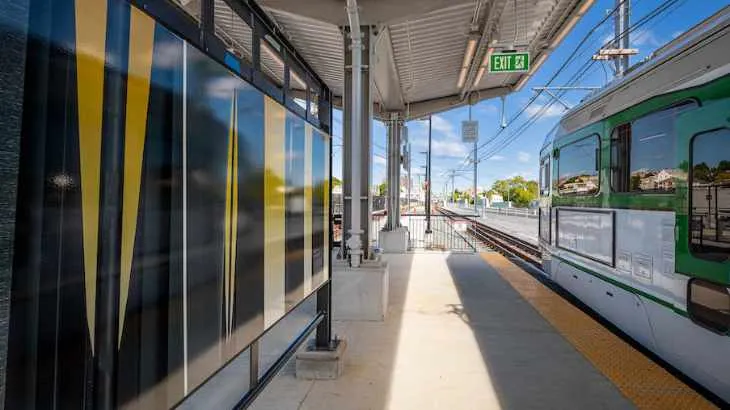 MBTA celebrates opening of Green Line Extension Medford Branch