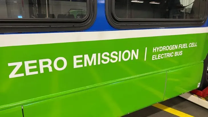 Rochester RTS launches first hydrogen fuel cell electric bus in New York State