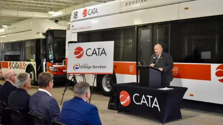 CATA switches from CNG to RNG fuel with supplier UGI Energy Services