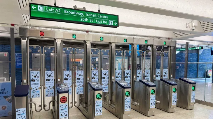 BART tests fare gate advertisements at nine stations to explore new revenue